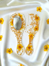 Silicone Mirror & Comb Resin Mold Set – Ornate Handheld Mirror and Comb with Mirror Lenses