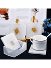 Silicone Coaster Mold Set with Holder Mold – Square & Round Resin Coaster Molds