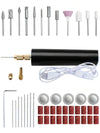 USB Mini Electric Drill Set with Drill Bits & Screw Eye Pins – Resin, Jewelry & Keychain Crafts