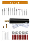 USB Mini Electric Drill Set with Drill Bits & Screw Eye Pins – Resin, Jewelry & Keychain Crafts