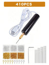 USB Mini Electric Drill Set with Drill Bits & Screw Eye Pins – Resin, Jewelry & Keychain Crafts