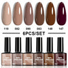 LIMEGIRL 8ml Soak-Off UV/LED Gel Polish – Single Shade or 6pcs Set