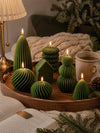 3D Ribbed & Spiral Mold – Pleated Cone, House, Ornament & Stacked Designs