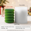3D Ribbed & Spiral Mold – Pleated Cone, House, Ornament & Stacked Designs
