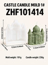 Castle Candle Mold Set – Onion Dome Castle & Stone Tower Castle