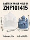 Castle Candle Mold Set – Onion Dome Castle & Stone Tower Castle
