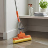 PVA Sponge Roller Mop – Orange Frame & Yellow Sponge Head, 125 cm