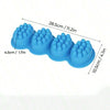4-Cavity Oval Textured Craft Mold – Blue or Pink