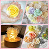 3pcs Rose Silicone Mold Set – 3D Rose Candle, Soap & Resin Molds in 3 Designs
