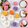 3pcs Rose Silicone Mold Set – 3D Rose Candle, Soap & Resin Molds in 3 Designs