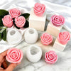 3pcs Rose Silicone Mold Set – 3D Rose Candle, Soap & Resin Molds in 3 Designs