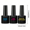 LIMEGIRL 3pcs Soak-Off UV/LED Gel Polish Set