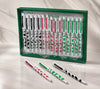 CA Ronglian Z101 Soft-Tip Gel Pen – Cow Pattern, Black, Red & Green