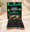 CHICARO Creative Hexagonal Colored Pencils – 24 Pieces