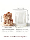 House Candle Mold – Santa Cottage & Storybook House Designs