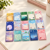 Memo Sticky Note Pads – Colorful Scenic & Illustrated Designs