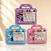 Coloring Art Color Palette Set – Kids Painting Kit with Brush & Coloring Sheets