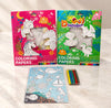 Dino Coloring Papers with Colour Pencils – Dinosaur Activity Set