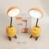 Duck-Shaped LED Desk Lamp with Pen Holder Base – Yellow
