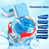 Washing Machine Cleaning Tablet 12 Pcs – Effervescent Blue & White Drum Cleaner Tablets