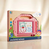 Fafioo Magnetic Drawing Board with Handle – Pink