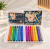 Flying 12-Color Art Marker Set with Transparent Storage Case