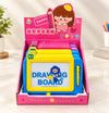 Happy Kids Magnetic Drawing Board with Stylus – Multicolor Frame