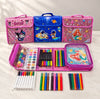 Kids Art Set with Colouring Supplies, Paints, Markers & Pencils