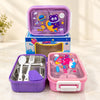 Kids Lunch Box – Bear Space Design with Cutlery, BPA Free