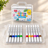 M&G Acrylic Marker Water-Based 12 Colors Set with Carrying Case