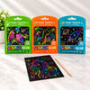 Magic Scratch Art Set – 10 Sheets Create Scratch Reveal Activity