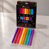 Maxi-on Neon Outline Markers – Vibrant Colors, Set of 8